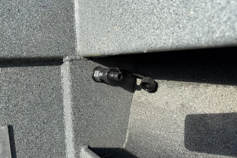 Slide: The Image of 2016 North River Seahawk boat interior detail with a plug socket. - 12