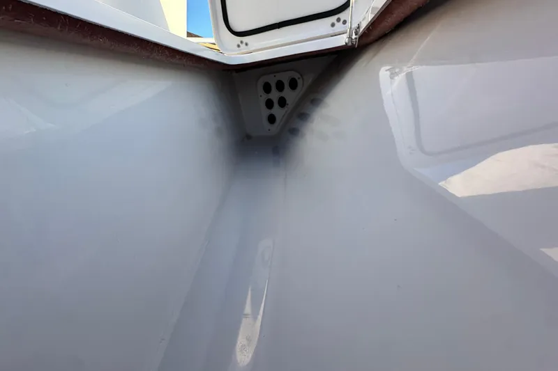 Slide: The Image of 2023 Sportsman Tournament 234 Bay Boat interior detail, showcasing sleek design and craftsmanship. - 43