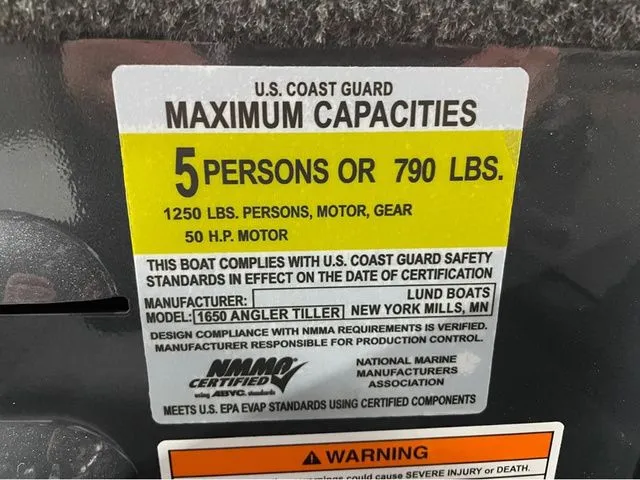 Slide: The Image of Lund Angler 1650 Tiller 2026 - 27