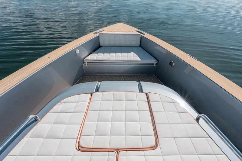 Slide: The Image of Luxurious seating on 2021 Pardo Yachts 43, featuring elegant design and craftsmanship. - 32