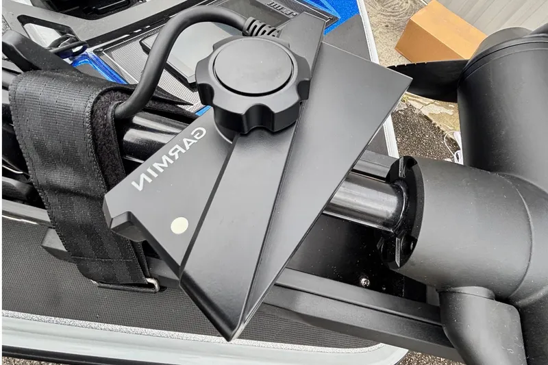 Slide: The Image of Garmin device mounted on Triton 20XP Patriot 2026 boat, showcasing advanced technology. - 3