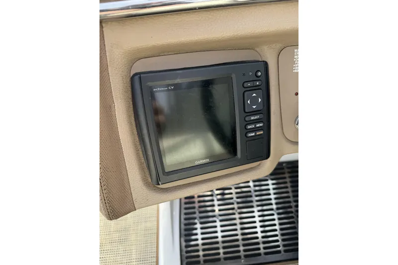 Slide: The Image of Garmin EchoMap CV on 2010 Cobalt 276 boat dashboard. - 18