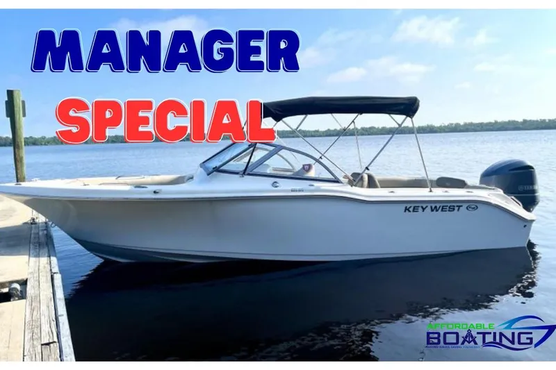 The Image of 2022 Key West 239 DFS boat on trailer, winter special price $49,990. - 0