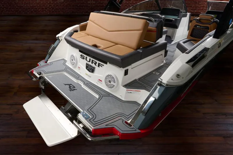 Slide: The Image of Manufacturer Provided Image: 2022 Cobalt R4 Surf boat with luxurious seating and advanced features. - 37