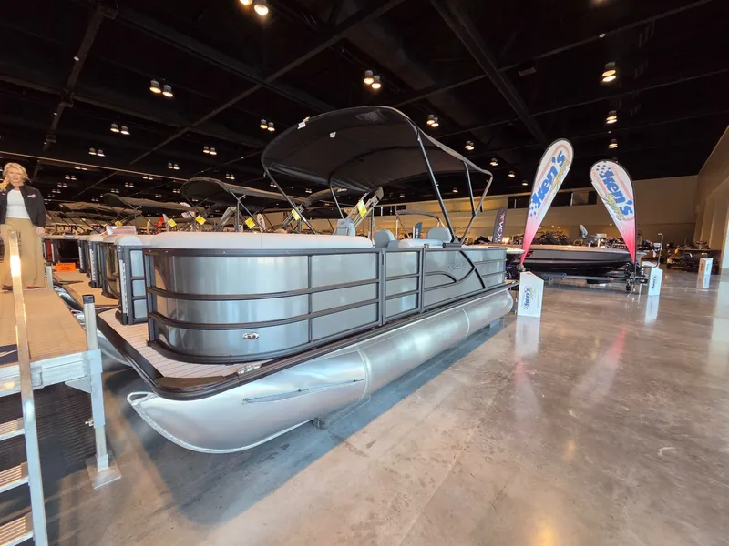 Slide: The Image of 2026 Bentley Pontoons FISH 200 FISH N CRUISE at a boat show. - 3