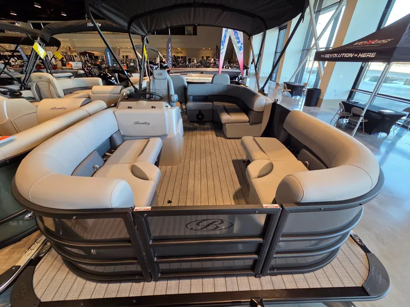 Slide: The Image of 2026 Bentley Pontoons FISH 200 FISH N CRUISE interior, luxurious seating. - 4