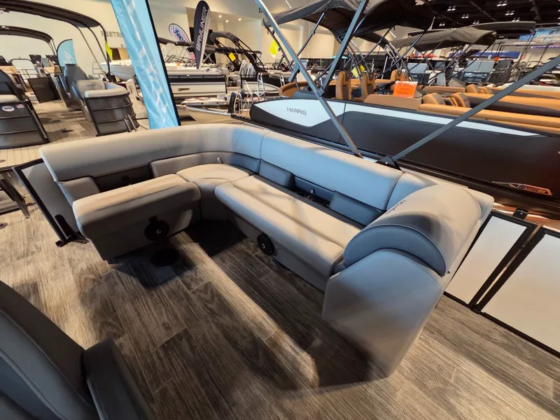 Slide: The Image of 2026 Bentley Pontoons Legacy 200 Cruise XL interior view. - 14