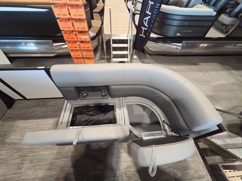 Slide: The Image of Interior view of Bentley Pontoons Legacy 200 Cruise XL 2026. - 9