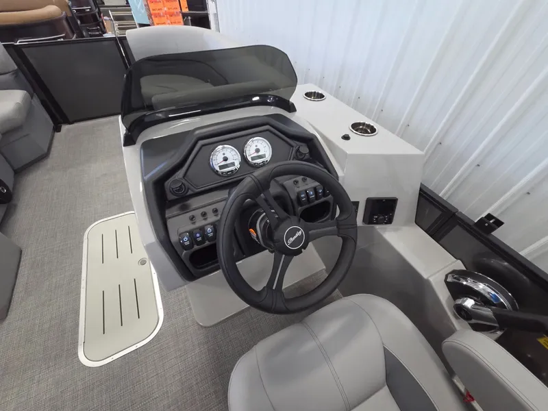 Slide: The Image of Cockpit of Bentley Pontoons Legacy 223 Navigator 2026. - 15