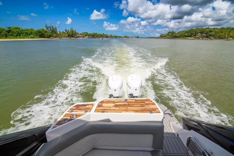 Slide: The Image of 2024 L'acqua Royale LR280 GRAN CABRIO cruising on a scenic waterway. - 8