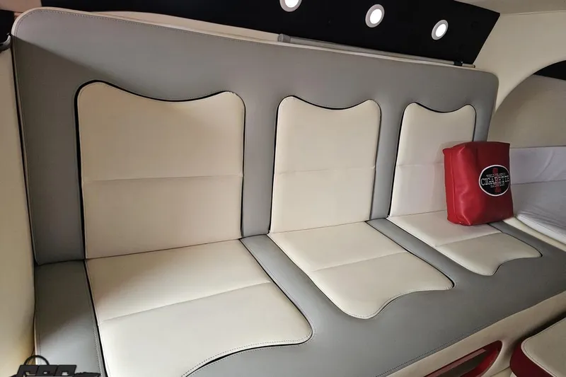 Slide: The Image of Luxurious interior seating of 2011 Cigarette 39' Top Gun Unlimited boat. - 81