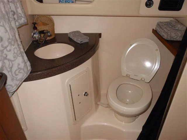 Slide: The Image of Bathroom in 2007 Grady-White Express 360 boat. - 21