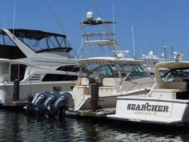 Slide: The Image of 2007 Grady-White Express 360 boat docked in marina. - 41