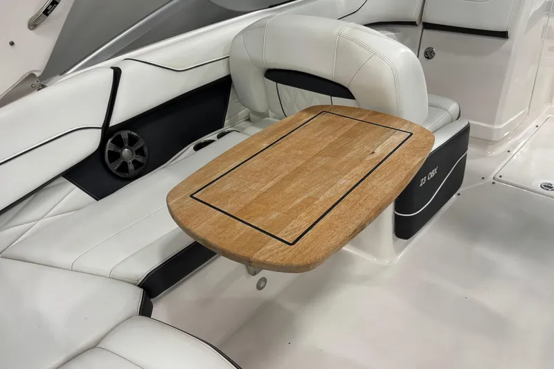 Slide: The Image of 2018 Regal 23 OBX boat hull with identification plate. - 10