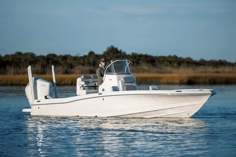 The Image of 2026 Caymas 26 HB boat on calm water. - 0