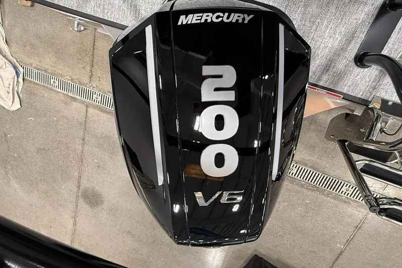 Slide: The Image of Mercury 200 V6 engine on 2026 Premier 210 Sunsation RF-CL boat. - 5