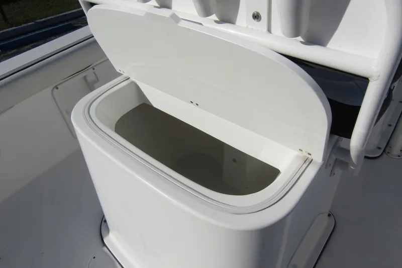 Slide: The Image of Open storage compartment on 2019 Clearwater Sportfishing Boats 2200 CC. - 26
