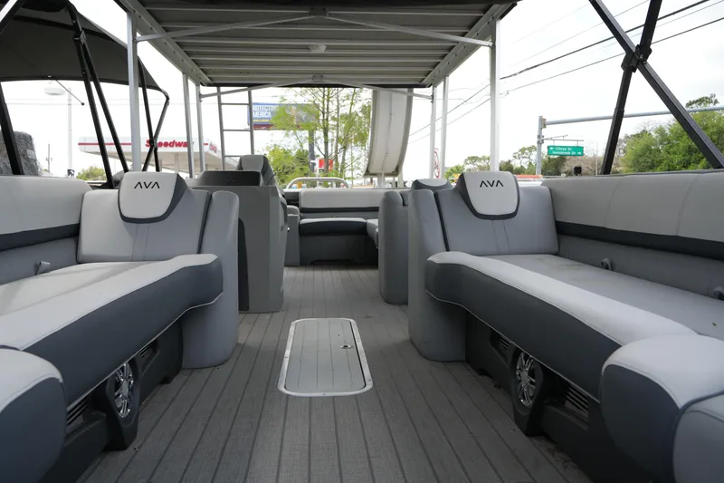 Slide: The Image of 2026 Avalon Catalina Cruise Funship interior with spacious seating and modern design. - 8