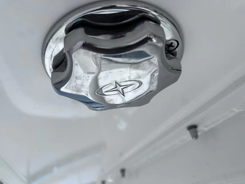 Slide: The Image of Close-up of a Boston Whaler 210 Montauk 2023 boat component. - 15