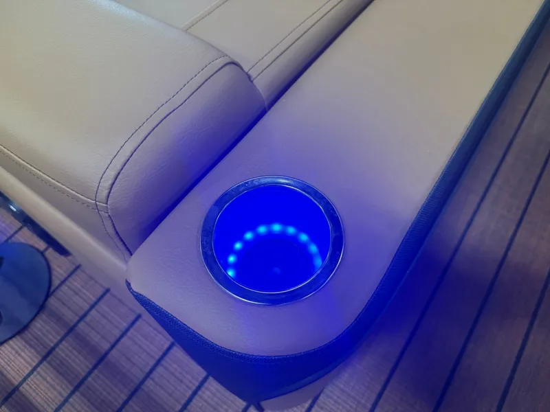 Slide: The Image of Bentley Pontoons Elite 200HP 223 Swingback Tritoon 2026 - 25