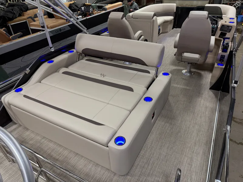 Slide: The Image of Bentley Pontoons Legacy 200HP Swingback 223 Tritoon 2025 - 24
