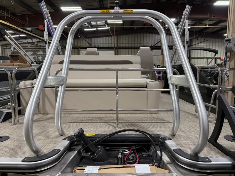 Slide: The Image of Bentley Pontoons Legacy 200HP Swingback 223 Tritoon 2025 - 47