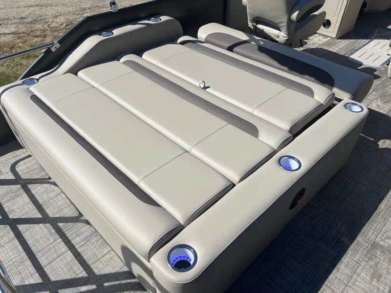 Slide: The Image of Bentley Pontoons Legacy 200HP Swingback 223 Tritoon 2026 - 17