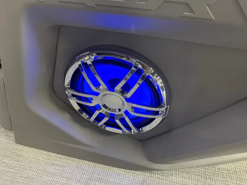 Slide: The Image of Tahoe Cascade 200HP QLS 2385 Quad Lounge Shift Tritoon 2025 - 35