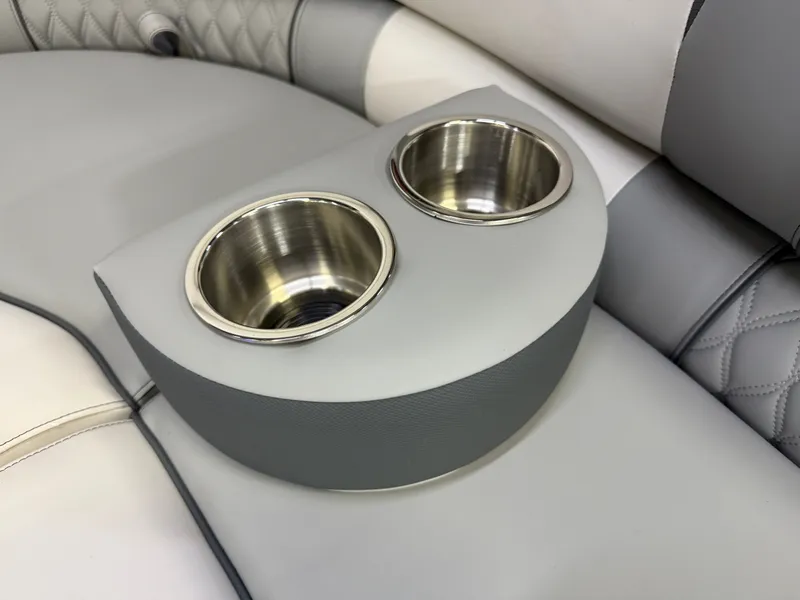 Slide: The Image of Tahoe Cascade 200HP QLS 2385 Quad Lounge Shift Tritoon 2025 - 37