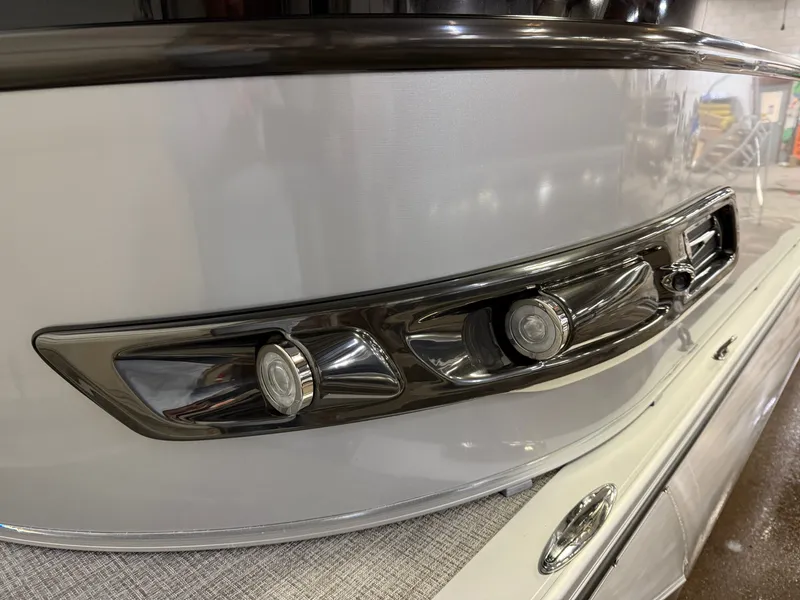 Slide: The Image of Tahoe Cascade 200HP QLS 2385 Quad Lounge Shift Tritoon 2025 - 44