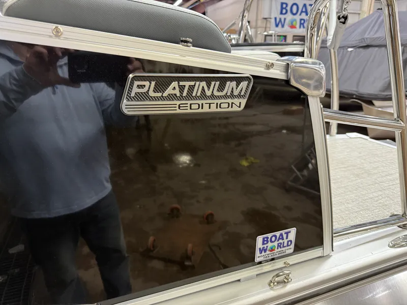 Slide: The Image of Tahoe Cascade 200HP QLS 2385 Quad Lounge Shift Tritoon 2025 - 49