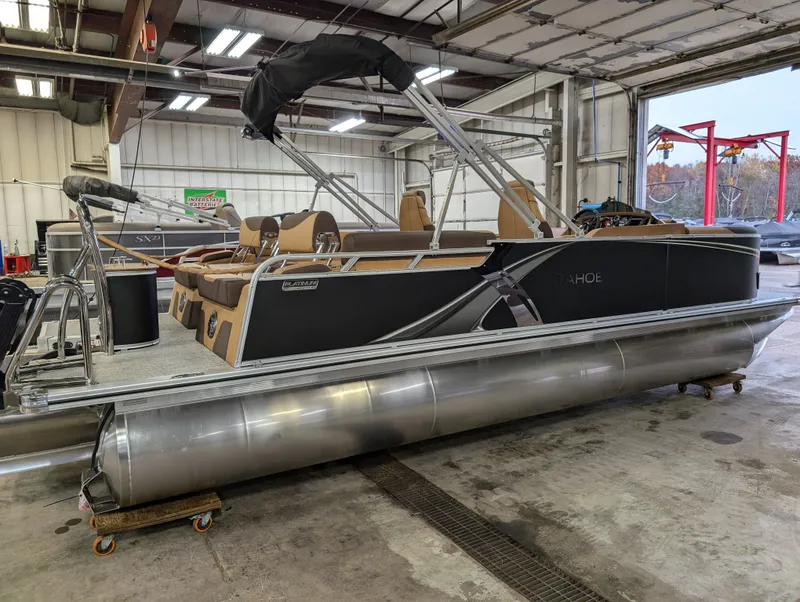 Slide: The Image of Tahoe LTZ 2385 Quad Lounge Shift Flip Tritoon & Honda 4-Stroke EFI 2025 - 37