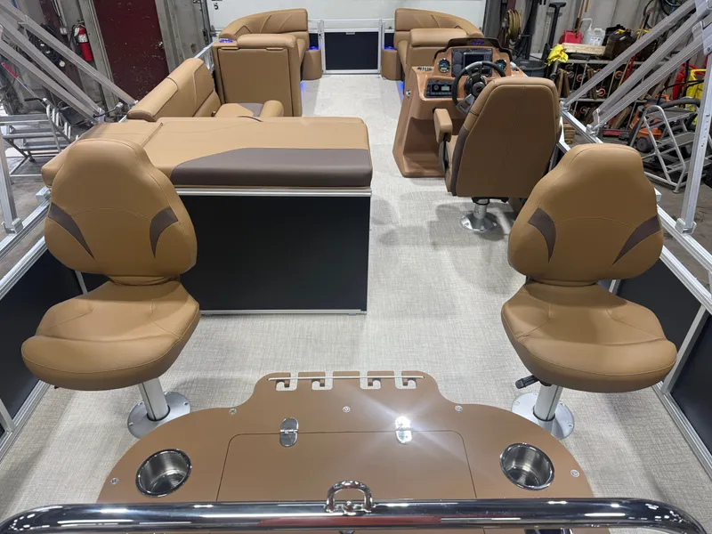 Slide: The Image of Tahoe Sport 2385 Rear Fish Tritoon & Honda 4-Stroke EFI 2026 - 5