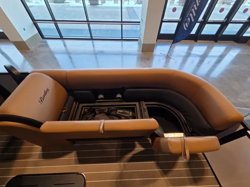 Slide: The Image of Interior of Bentley Pontoons Legacy 243 Navigator 2026. - 8