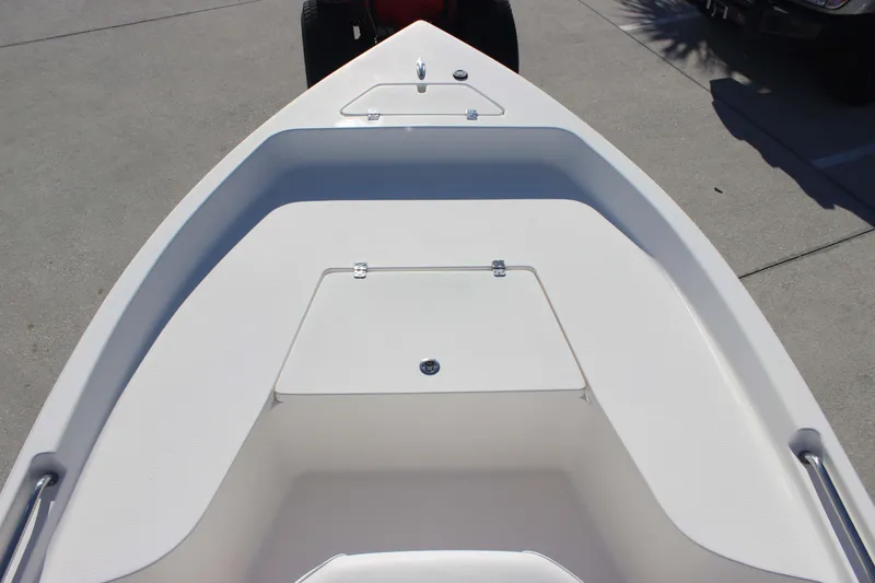 Slide: The Image of 2017 Bulls Bay 2000 boat deck with storage compartments, viewed from above. - 6