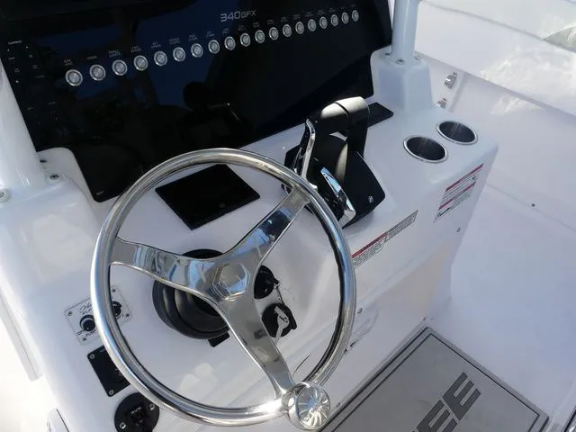 Slide: The Image of Twin Vee 340 Center Console GFX 2026 - 16
