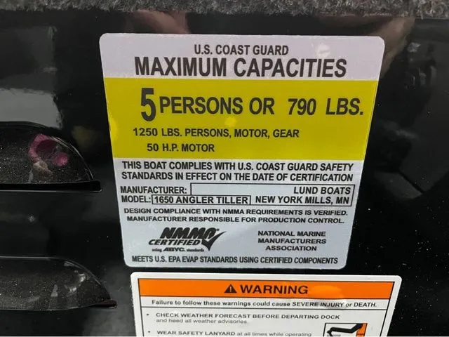 Slide: The Image of Lund Angler 1650 Tiller 2026 - 27