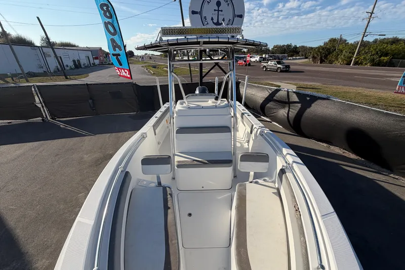 Slide: The Image of 2019 Release 208RX boat for sale, displayed outdoors with clear sky. - 47