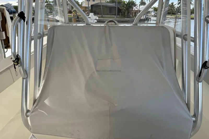 Slide: The Image of 2019 SeaVee 390Z boat with cover for helm - 4