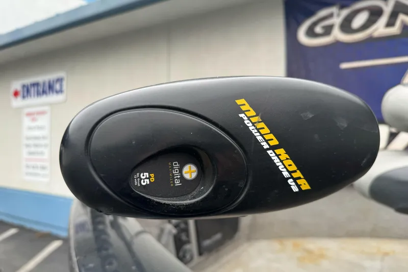 Slide: The Image of Minn Kota Power Drive V2 motor on 2010 Tracker Targa 17 boat. - 5