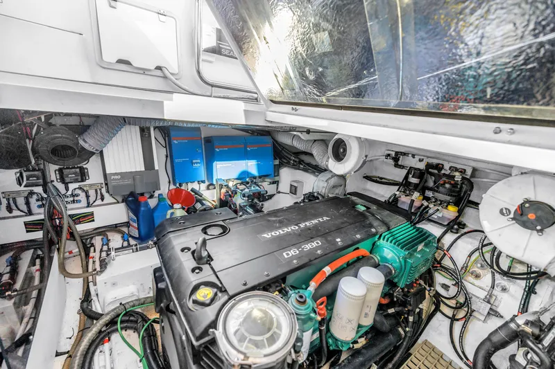 Slide: The Image of Engine room of 2020 Sealine C390 yacht with Volvo Penta D6-380 engine. - 60