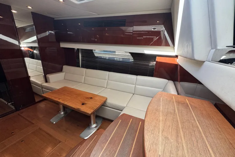 Slide: The Image of Interior of 2010 Sea Ray 470 Sundancer yacht bathroom with sink and shower. - 23