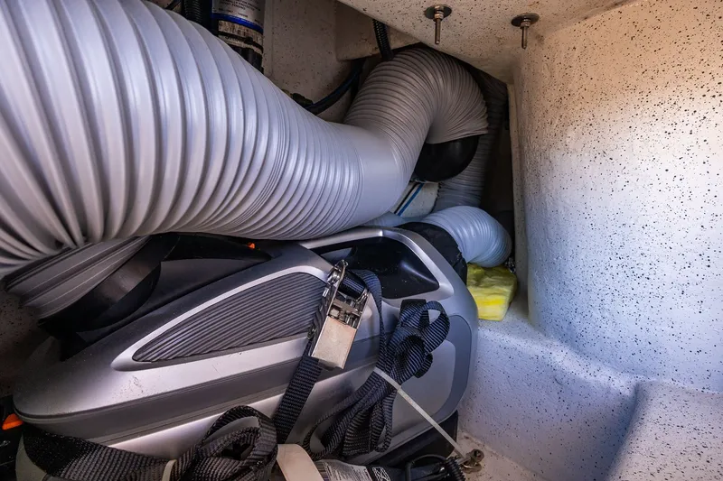 Slide: The Image of Interior of a 2008 Protector 410 Targa boat. - 32