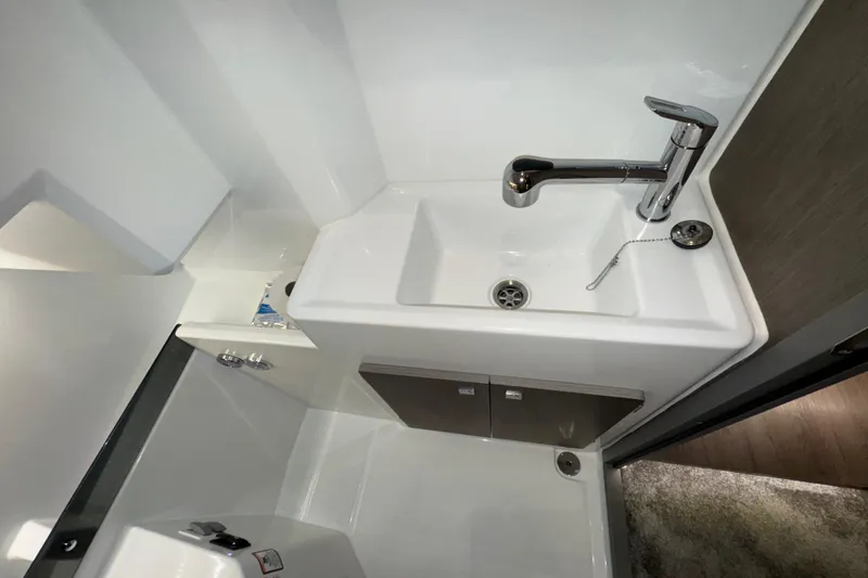 Slide: The Image of Compact bathroom sink in 2025 Jeanneau NC 895 Sport Series 2 boat. - 21