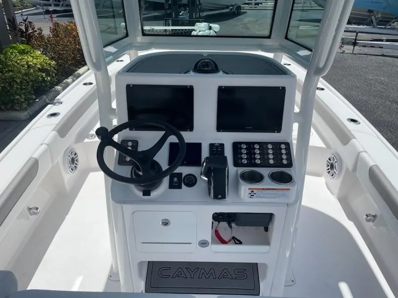 Slide: The Image of Helm of Caymas 26 HB boat, model year 2023. - 6