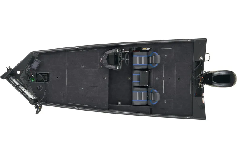 Slide: The Image of 2026 Ranger RT188 boat interior with red accents and steering controls. - 10