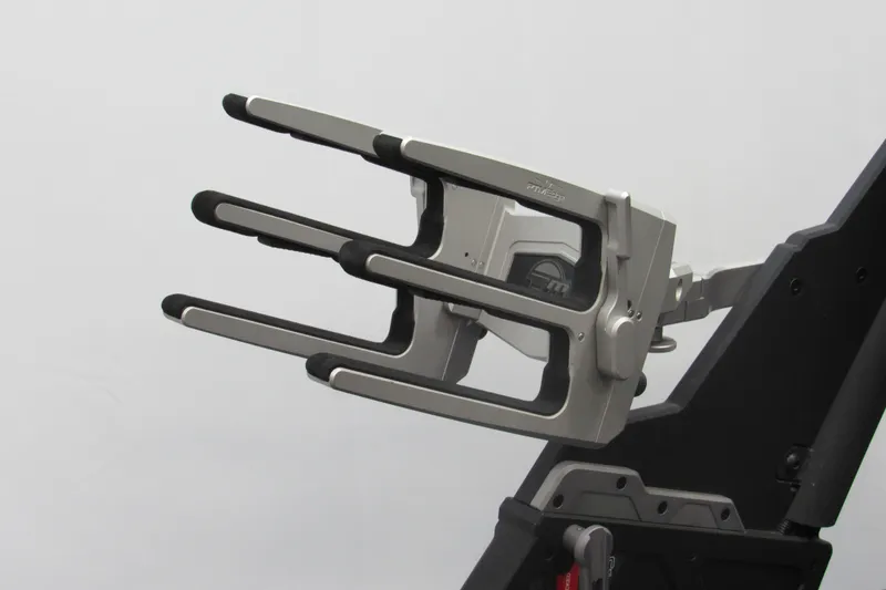 Slide: The Image of 2021 Malibu Wakesetter 23 LSV wakeboard rack, sleek and modern design. - 11