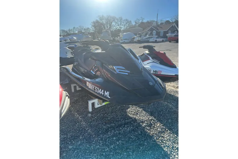 The Image of 2014 Yamaha WaveRunner FX Cruiser SVHO parked on gravel lot. - 1