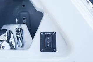 Slide: The Image of 2026 Crownline 288 SS boat windlass control panel and anchor mechanism. - 8