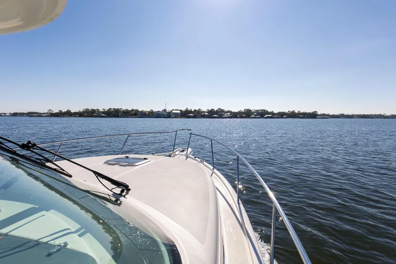 Slide: The Image of 2012 Pursuit 345 Offshore Foredeck - 9